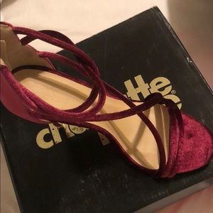 Velvet Touch Strappy Stiletto Heels